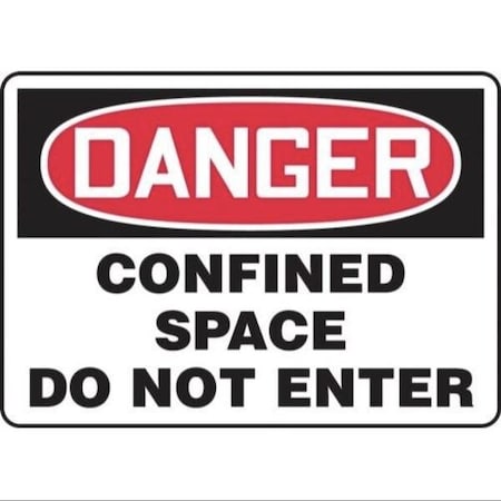 Accuform OSHA DANGER SAFETY SIGN CONFINED MCSP040VA MCSP040VA